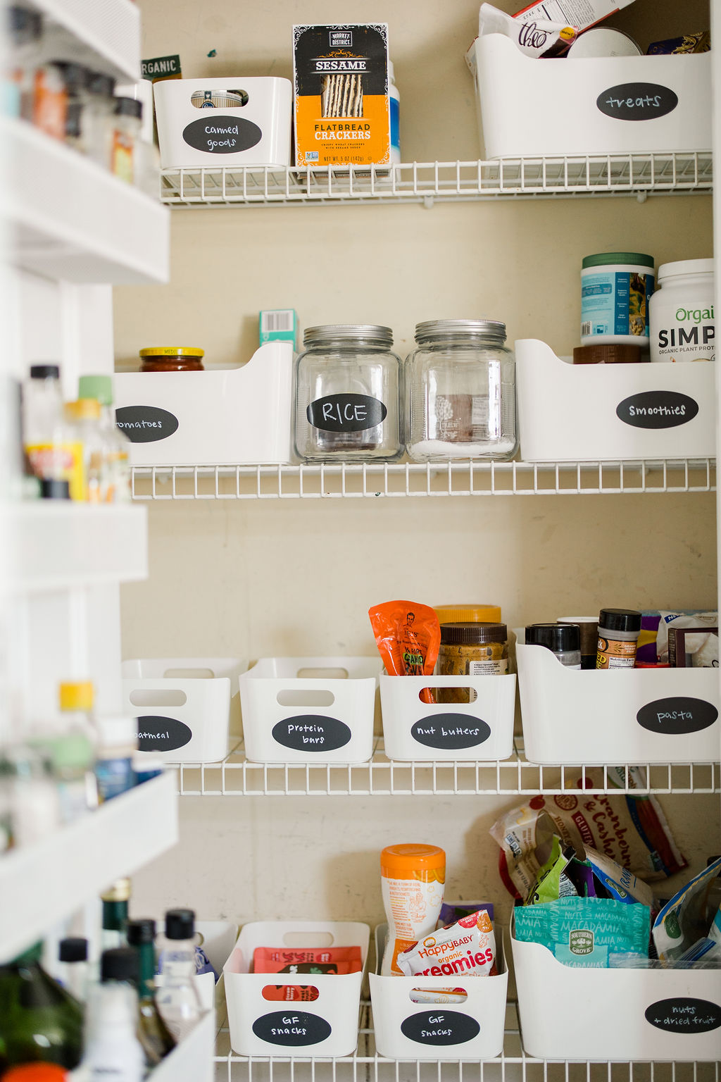 Photo of organized pantry